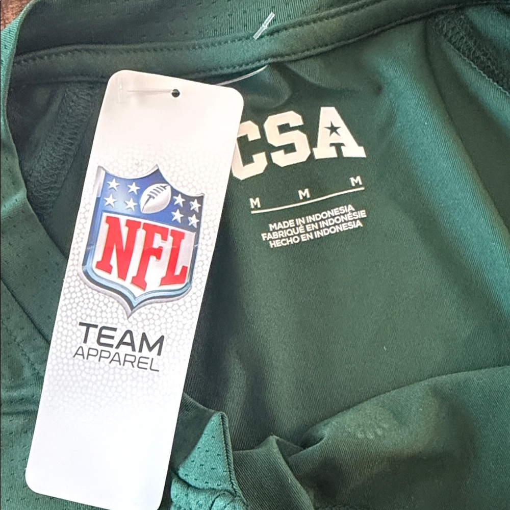 🆕 Packers Women's Green Lace-Up Football Top bay Size Medium - Picture 5 of 5